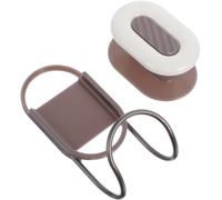 KONTONTY Gancho Deslizante para Lavabo y Baño sin Taladro, Carga 3 Kg | Hierro y ABS, Estilo Decorativo Bordes Redondeados, Adecuado para Colgar Llaves o Esponjas