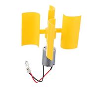 KONTONTY Generador Vertical Eólico Mini para DIY Herramienta Didáctica de Bricolaje de Aerogenerador bajo Consumo de Energía para Educación Científica