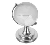 KONTONTY Globo Terráqueo De Cristal Transparente Globo Terráqueo En Miniatura