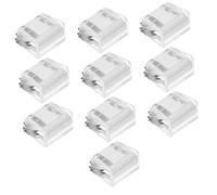 KONTONTY Hebilla de Seguridad para Ventanas Corredizas Llave Bloqueo de Ventana Corredera Vertical Material Plástico Resistente 10 Piezas Uso Doméstico y Oficina