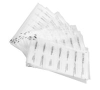 KONTONTY Hojas de Etiquetas Adhesivas 20 Evitando Confusiones Multiusos para Organizar Champú y Cosméticos para Botellas de Viaje en Pvc en Baño y Viajes
