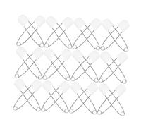 KONTONTY Imperdibles Reutilizable Grandes Aleación 30 de para Pañales Prácticos PP Branco de Zinc y Seguros y Fáciles de Usar, Color Blanco, Accesorios para Bebés y Padres