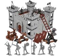 KONTONTY Juego de Modelo Militar de Ataque Carro de Asedio Romano Antiguo, Kit de Construcción de Castillo, Set de Simulación Detalles Realistas, Decoración para Juegos Infantiles