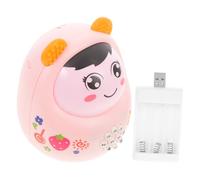 KONTONTY Juguete Sensorial Musical para Ñiño Niña Diseño de Muñeca y Vaso Tumbler, Hecho de Abs, Fomenta la Flexibilidad Manual Jugando Suelo Cuna