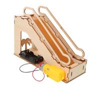KONTONTY Kit Educativo Stem de Madera para de Eléctrico Miniatura Proyecto de Experimento Científico y Construcción Manual para Aprender Ingeniería y Física