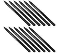 KONTONTY Lápices Capacitivos Aplicables para Tablets y Móviles 20 Unidades Color Negro Lápices para Dibujar y Escribir Pantallas Táctiles Accesorios para Electrónica y Oficina Uso