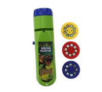 KONTONTY Linterna Proyector Dinosaurio para Juguete Educativo con Diapositivas Intercambiables y Luz Divertida para Aprender y Jugar