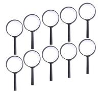 KONTONTY Lupa de Mano Portátil de Plástico Personas Mayores, 18 Piezas, Lupa de Lectura Educativa, Juguete de Exploración Científica, Juego para Aprender y Observar la Naturaleza