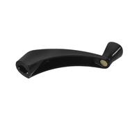 KONTONTY Manivela de Ventana de Repuesto Manija del Regulador de Ventana Manual Metal Negro Diseño Ergonómico Abatibles Uso en Hogar y Reforma de Coche