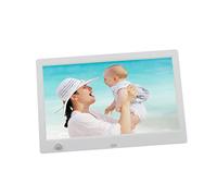 KONTONTY Marco De Fotos Digital con Sensor De Movimiento Álbum Electrónico Compatible con USB Reproducción De Imágenes y Vídeos Pantalla para Decorar Espacios y Compartir