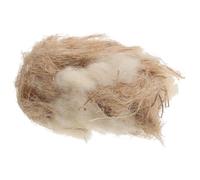 KONTONTY Material para Nidos de Pájaros Natural, Yute, 1 Paquete | Color Caqui, para Construir Nidos y Refugio Apto para Cobayas y Conejos, Uso DIY