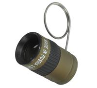 KONTONTY Mini Telescopio Portátil 2.5x17.5mm Monocular de Dedo para Exteriores Defensa Campista Unisex Diseño Compacto Color Verde Militar