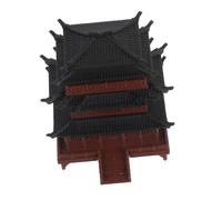 KONTONTY Miniature Pagoda Statue Printed Mini Pavilion Figurine Chinese Ancient Architecture Model For Zen Garden Bonsai Aquarium Micro Landscape Decor