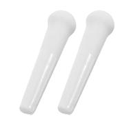 KONTONTY Mortero para Moler de Cerámica Blanco, Palo de Moler Manual Resistente, 2 Piezas para Cocina y Preparación de Alimentos, Adecuado para Ajo y Medicina
