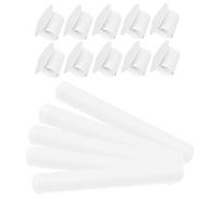 KONTONTY Paquete de 20 Pulseras de Presión Blancas con Forma de Pulseras de en para Adultos Niños Y Niñas de Fiesta Rellenos de Bolsas para Fiestas Escolares