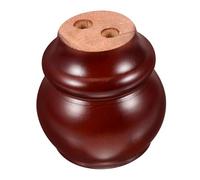 KONTONTY Patas de Madera para Muebles Reemplazo de Patas de Sofá y Mesa Diseño Especial Color Caoba Altura Accesorios Versátiles para Muebles de TV y Sofás Suministro Duradero y Funcional