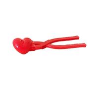 KONTONTY Pinza para Hacer Bolas de Nieve Grande Rojo Clip de Seguro para Invierno al Aire Herramienta para Batallas de Nieve y Superficie Suave sin Bordes Cortantes