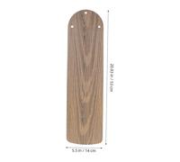 KONTONTY Plastic Ceiling Fan Blade Replacement With Wood Grain Finish Indoor Fan Blades Lightweight Design For Easy Installation In Home Office And School