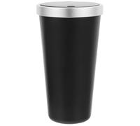 KONTONTY PP Mini Cubo de Basura para Coche, Tapa, Portavasos | Pequeños Accesorios, Mantiene Limpio el Interior, Adecuado en Viajes y Actividades al Aire