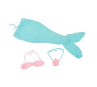 KONTONTY Props para Fotografía de Recién Nacidos Conjunto de de Crochet con Diadema Top y Mano para Sesiones Profesionales y Hogar