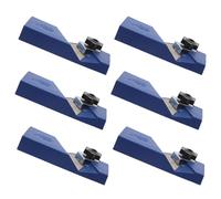 KONTONTY Recortadora Manual de Cantos en Ángulo de 45° para Carpintería, 6 Piezas, para Paneles de Poliéster Acústico y Yeso, Herramienta Portátil para Biselar Bordes Laminados, Azul