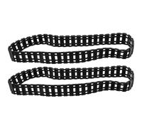 KONTONTY Repuesto de marcas de tanque para tanque teledirigido, 2 unidades, cadenas de orugas de plástico de 8,27 x 1,00 pulgadas, accesorios de reparación DIY para modelismo