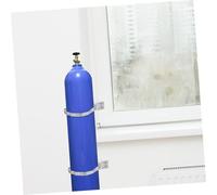 KONTONTY Soporte de Gas para Cilindro de Montaje Mural con Correa Resistente Soporte Plástico Duradero para Tanque de Hidrógeno y Oxígeno Fijación Segura para Bombonas de Butano y Camping
