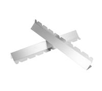 KONTONTY Soporte para Pinchos de Barbacoa de Acero Inoxidable Diseño sin Base Estable para Brochetas de Carne y Salchicha Compatible con Diferentes Grosores Fácil