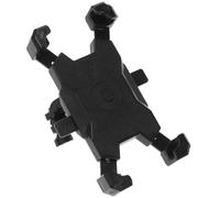 KONTONTY Soporte para Teléfono de Cochecito Giratorio 360° para Manillar | Ajuste Estable sin Vibración, Abrazadera Firme, Color Negro, ABS y Eva, Uso en Carrito de Paseo