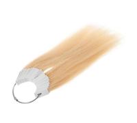 KONTONTY Tabla de Prueba de Color de Cabello 30 Mechones y Anillo para Muestras, para Uso en Formación y Práctica de Técnicas de Teñido en Peluquería