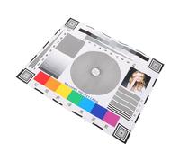 KONTONTY Tarjeta Adhesiva de Calibración de Cámara 40X30 CM para Ajuste de Enfoque y Prueba de Resolución de Lentes, Tabla de Alineación y Prueba Óptica para Instalación de Cctv y