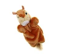 KONTONTY Títere de Mano de Peluche de Ardilla Realista para Juguete de Animales para Cuentos y Imaginativos