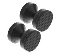 KONTONTY Topes Para Cabecero Ajustables 4,2-4,7 Cm Negro, Estabilizador De Cama y Muebles Antivibración, Antirruido Para Hogar y Hotel, Pack 2 Unidades