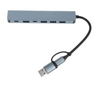 KONTONTY USB Hub Extender De Alta para Laptop y Tablet Dock De Expansión Compacto y Portátil De USB para Simultáneas