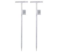 KONTONTY Varilla Galvanizada Para Puesta A Tierra De Iluminación Kit De Varilla De Puesta A Tierra Portátil Para Antenas