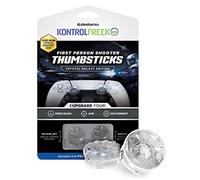 KontrolFr PS Fr alaxy Crystal para PlayStation 4 (PS4) y PlayStation 5 (PS5) Controlador | Pulgares de Rendimiento | 1 Tiro Alto, 1 Tiro Medio | Cristal