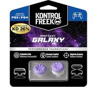 KontrolFr PS Fr alaxy Purple for Playstation 4 (PS4) and Playstation 5 (PS5) | Performance Thumbsticks | 1 High-Rise, 1 Mid-Rise | Purple