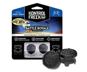 KontrolFr PS Fr attle Royale Nightfall para PlayStation 4 (PS4) y PlayStation 5 (PS5) | Performance Thumbsticks | 2 Alturas elevadas, convexo | Negro.
