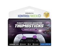 KontrolFr PS Fr renzy Grips para Mando PS5 | 1 Palanca Alta y 1 Media para PS5 & PS4 | Más Puntería y Control para FPS | Morado