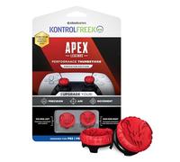 KontrolFreek Apex Legends: Predator Edition Performance Thumbsticks para Playstation 4 (PS4) y Playstation 5 (PS5) Controller | 1 de talle alto, 1 de altura media, cóncavo, rojo/negro