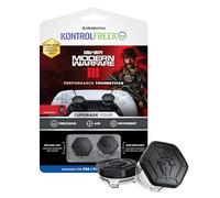KontrolFreek Call of Duty: Modern Warfare III Performance Thumbsticks para Playstation 4 (PS4) y Playstation 5 (PS5) | 1 Talle Alto, 1 Talle Medio, Negro/Transparente