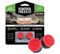KontrolFreek Call of Duty: Vanguard Performance Thumbsticks for Xbox One and Xbox Series X | 2 High-Rise, Hybrid| Red/Blac
