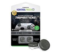 KontrolFreek CQC Classic - Controlador para Xbox One y Xbox Series X | Pulgares de Rendimiento | 2 cóncavos de Altura Media | Gris/Blanco