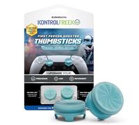 KontrolFr irst Person Shooter Thumbsticks - Frozen Inferno Edition | Ultraadherente GripTek™ Patentado | PlayStation 4 (PS4), PlayStation 5 (PS5) Controller | Azul