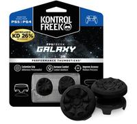 KontrolFr PS Fr alaxy Black para PlayStation 4 (PS4) y PlayStation 5 (PS5) | Pulgarsticks de Rendimiento | 1 Talle Alto, 1 Talle Medio | Negro (edición Limitada)