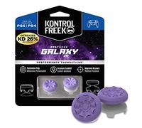 KontrolFr PS Fr alaxy para PlayStation 4 (PS4) y PlayStation 5 (PS5) | Performance Thumbsticks | 1 Altura elevada, 1 Altura media | Morado.