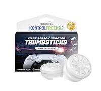 KontrolFr PS Fr alaxy White Grips para Mando PS5 | Palancas de Precisión para PS5 & PS4 | Aumento de Altura para Puntería | Blanco