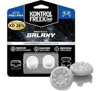 KontrolFreek FPS Freek Galaxy White para Playstation 4 (PS4) y Playstation 5 (PS5) | Pulgares de Rendimiento | 1 Tiro Alto, 1 Tiro Medio | Blanco