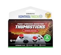 KontrolFr PS Freek Inferno Grips para Mando Xbox | Palancas de Altura Mixta para Xbox Series X|S & Xbox One | Máxima Precisión FPS | Rojo