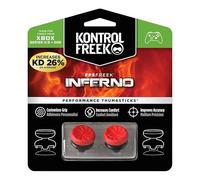 KontrolFr PS Freek Inferno para Xbox One y Xbox Series X Controller | Pulgarsticks de Rendimiento | 2 cóncavas de Talle Alto | Rojo